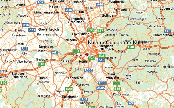 cologne regional map